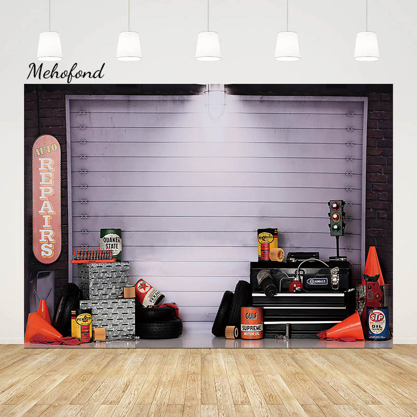 Workshop Tools Background - Mehofond Auto Repareert Garage Fotografie Achtergrond
