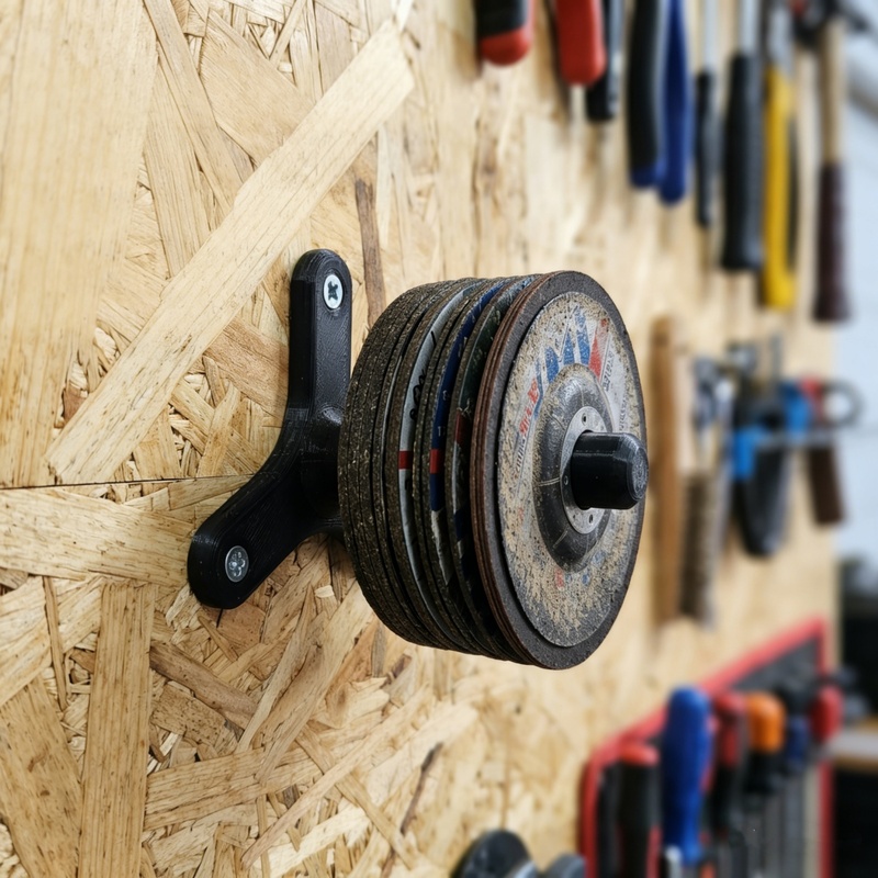 Workshop Tools Holder - 1 stuks wandmontage slijpmachinehouder voor 125
