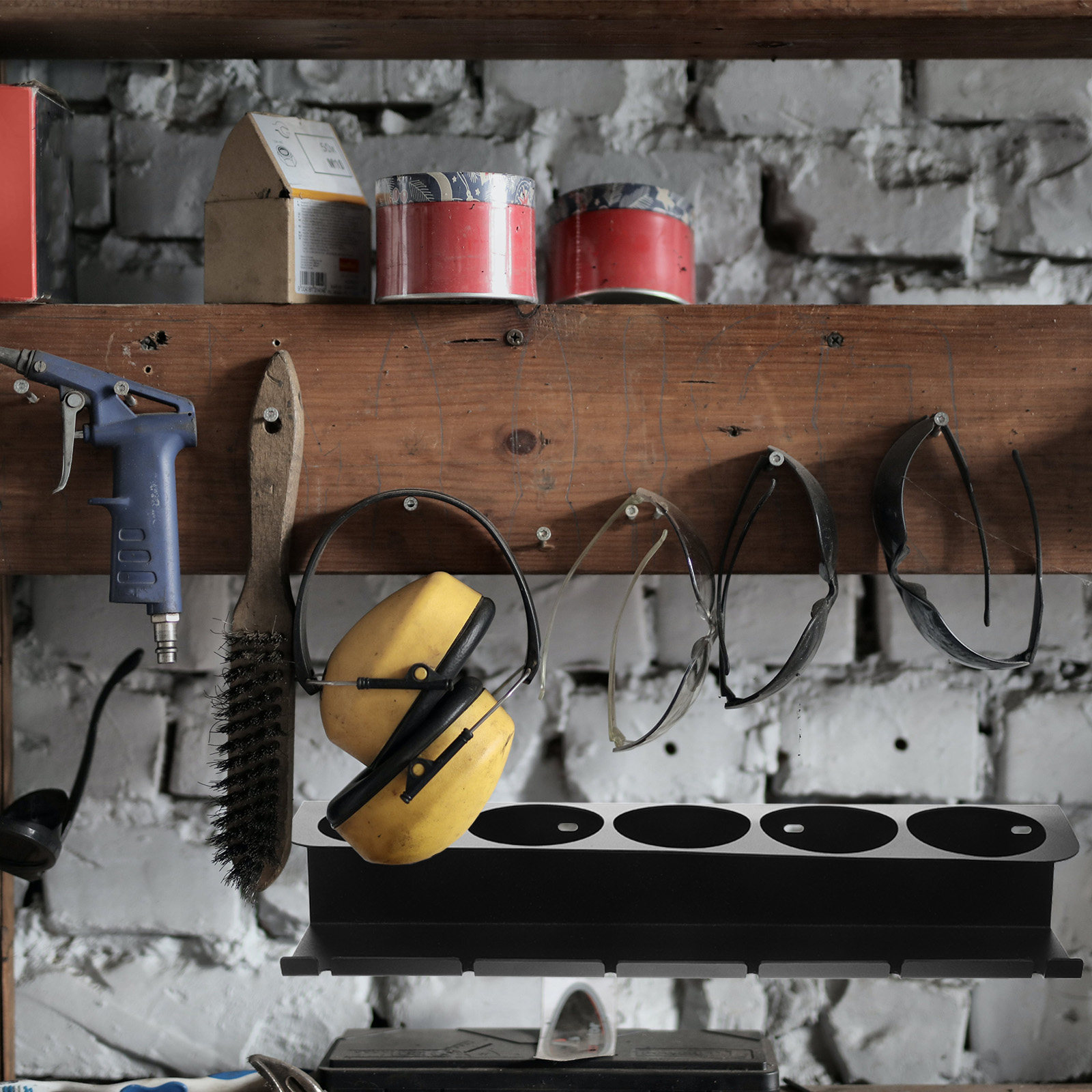Workshop Tools Holder - 1Set Heavy Duty Metalen Gereedschapsrek voor