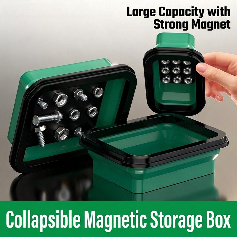 Magnetic Parts Tray - Magnetische geperforeerde plaat Wandbevestigingsonderdelen Organisator Gereedschapsopslagsysteem