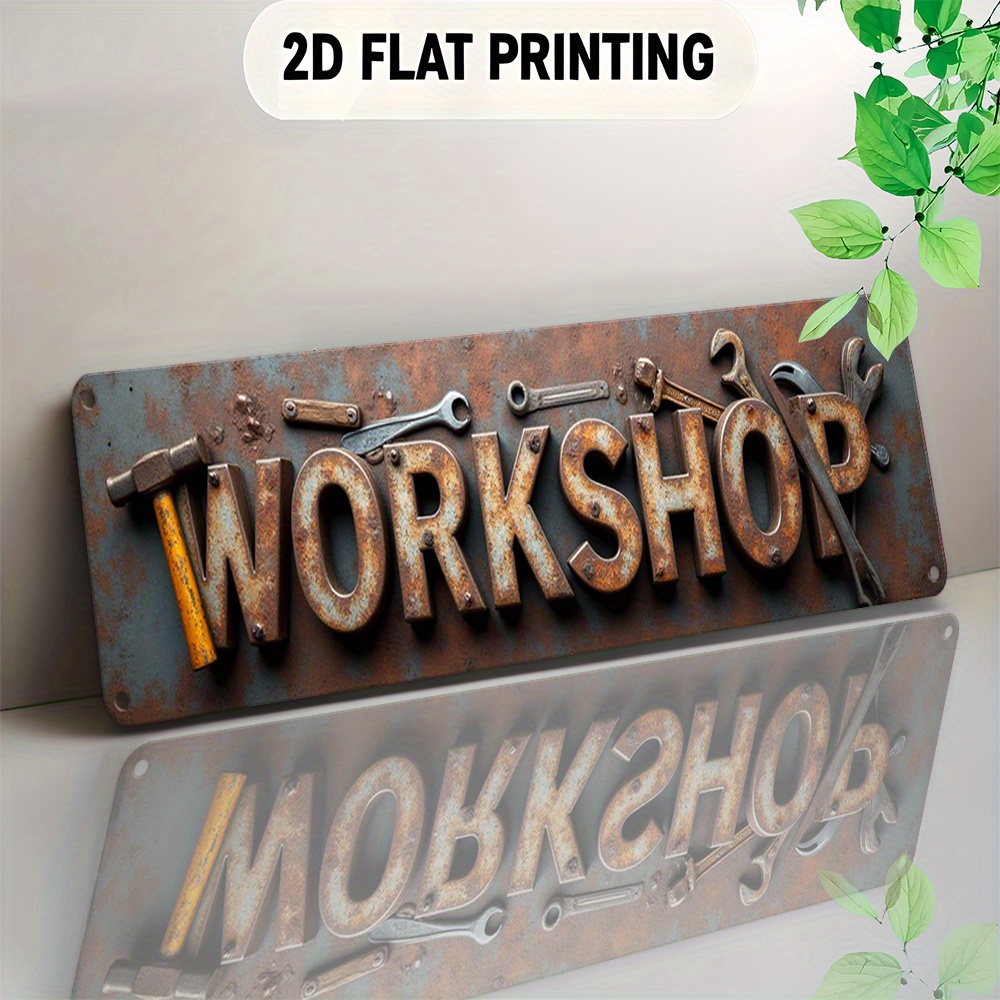 Workshop Tools Background - 2D plat, bord, een decoratief item