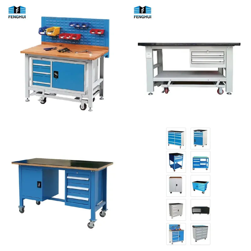 Workshop Tools Wholesale - Fabrieksgroothandel combinatie zware stalen gereedschapswagen opslag