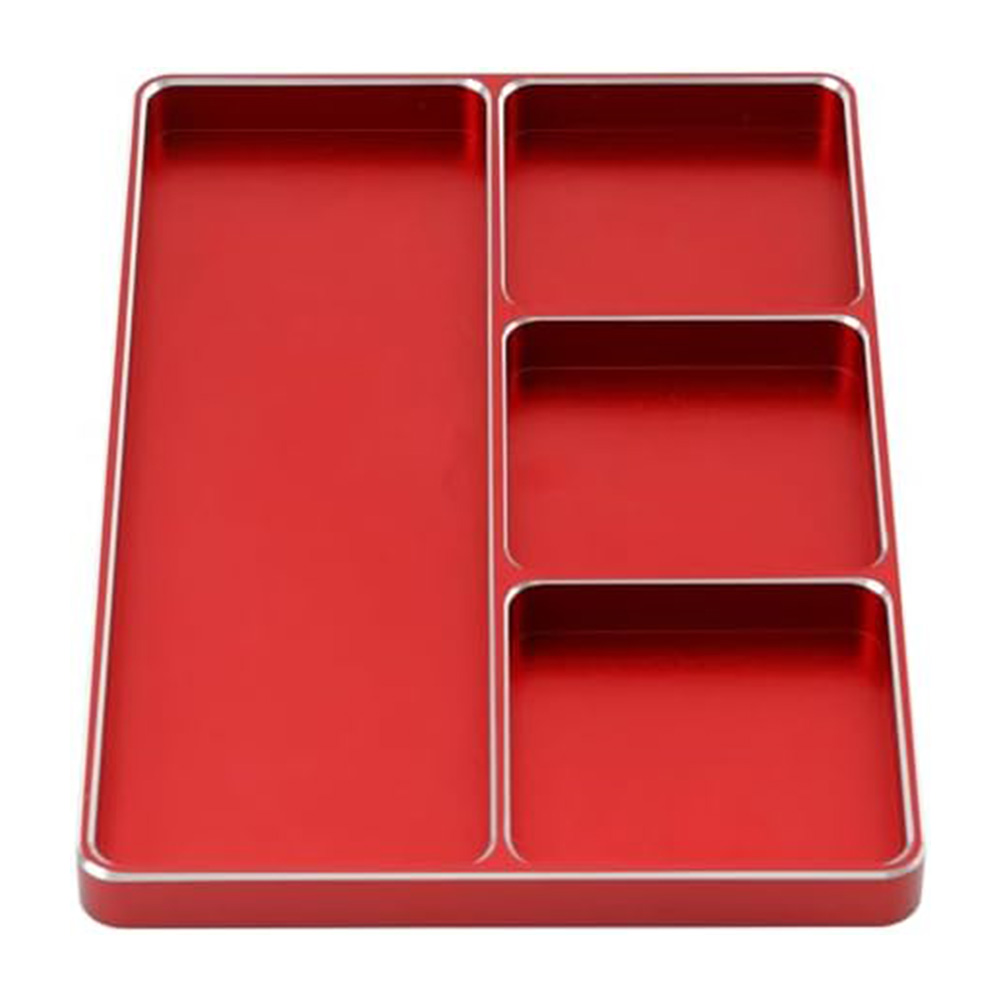 Magnetic Parts Tray - Georganiseerde opbergbak Magnetische schroefbak CNC-gefreesde opslag