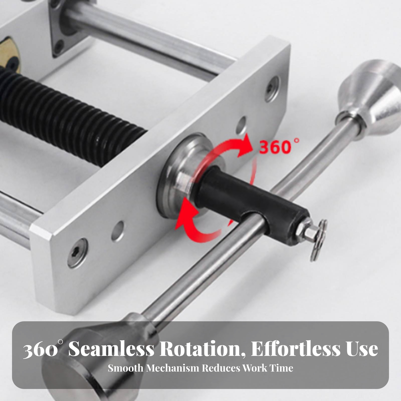 Bench Vise Swivel - Houtbewerkingsbankschroef Parallelle geleidestangen Draaibare bankschroef Werkplaatsapparatuur