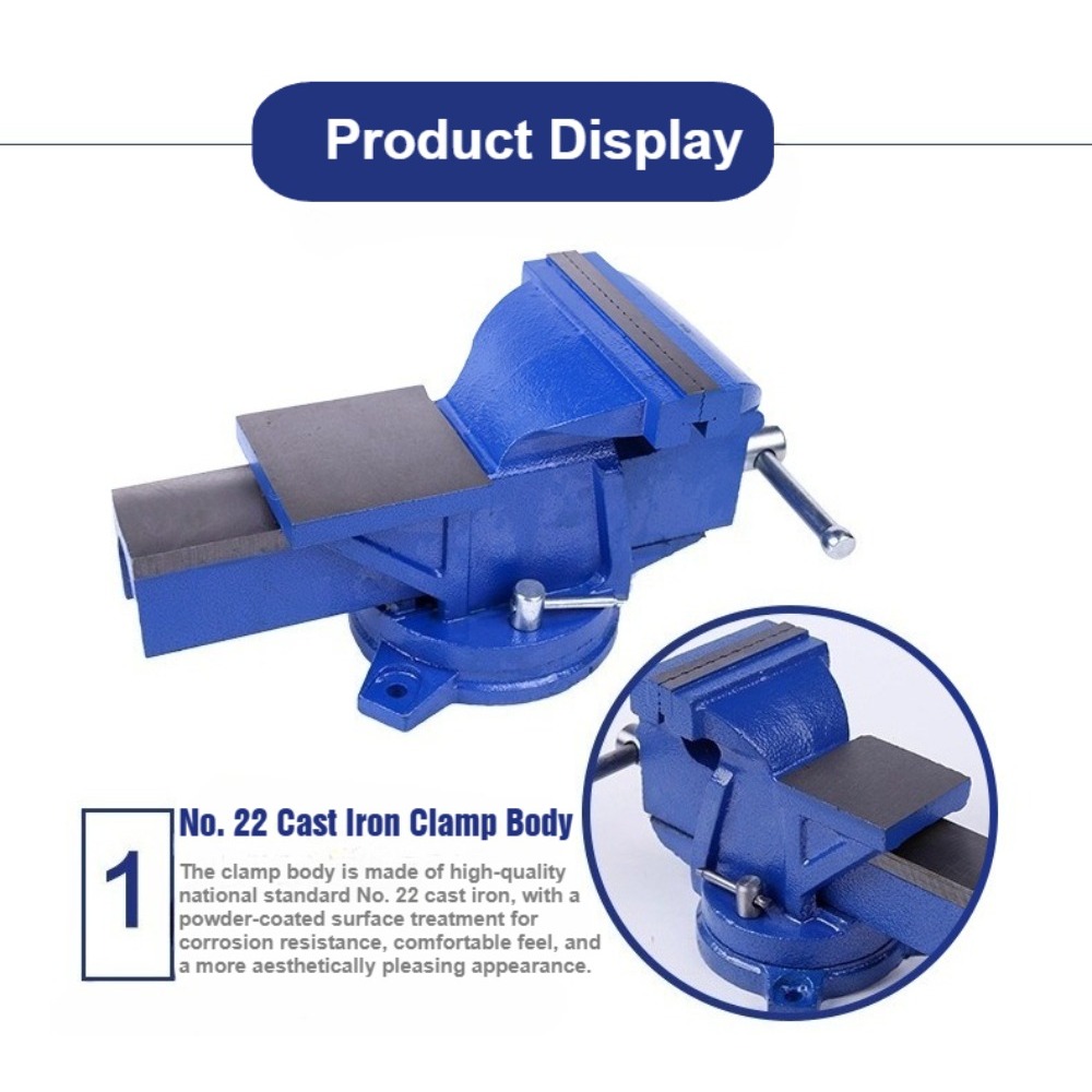 6 inch zware bankschroef van g - Bench Vise Swivel recensie en prijs