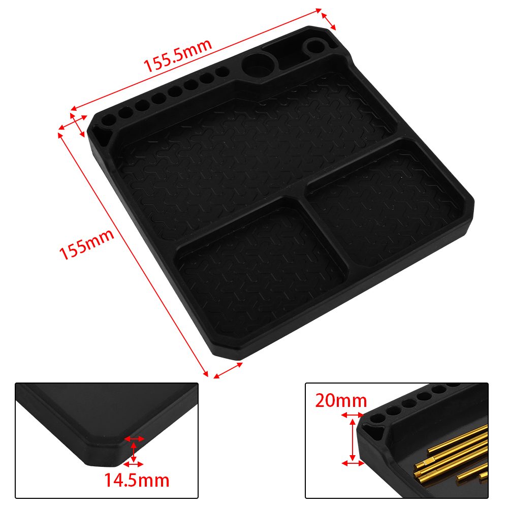 Magnetische siliconen onderdel - Magnetic Parts Tray recensie en prijs
