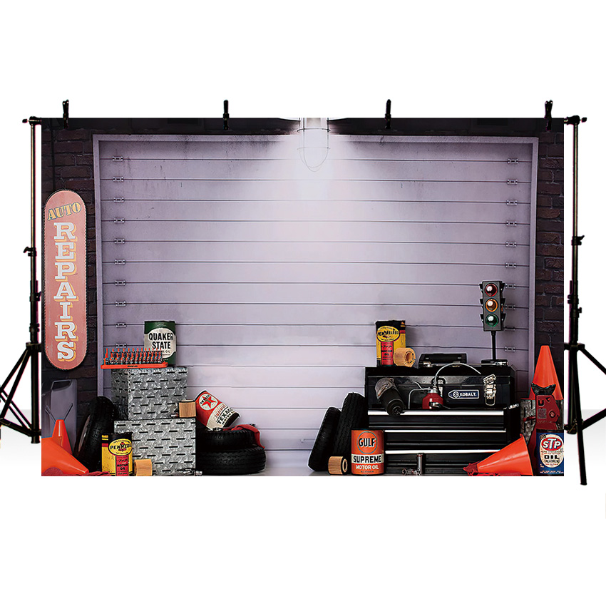 Mehofond Auto Repareert Garage - Workshop Tools Background recensie en prijs