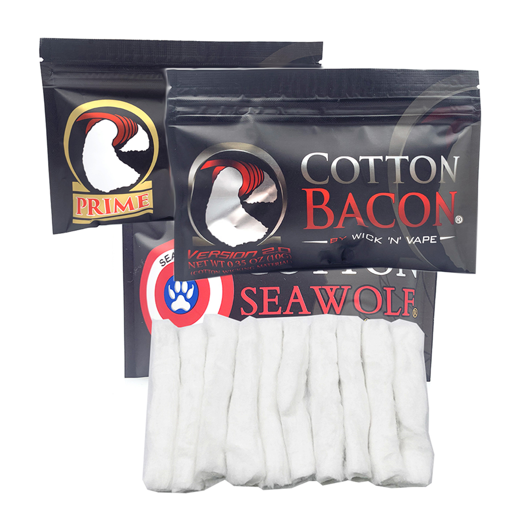 2Pack Katoen Bacon Prime Zilve - Tools Vape recensie en prijs