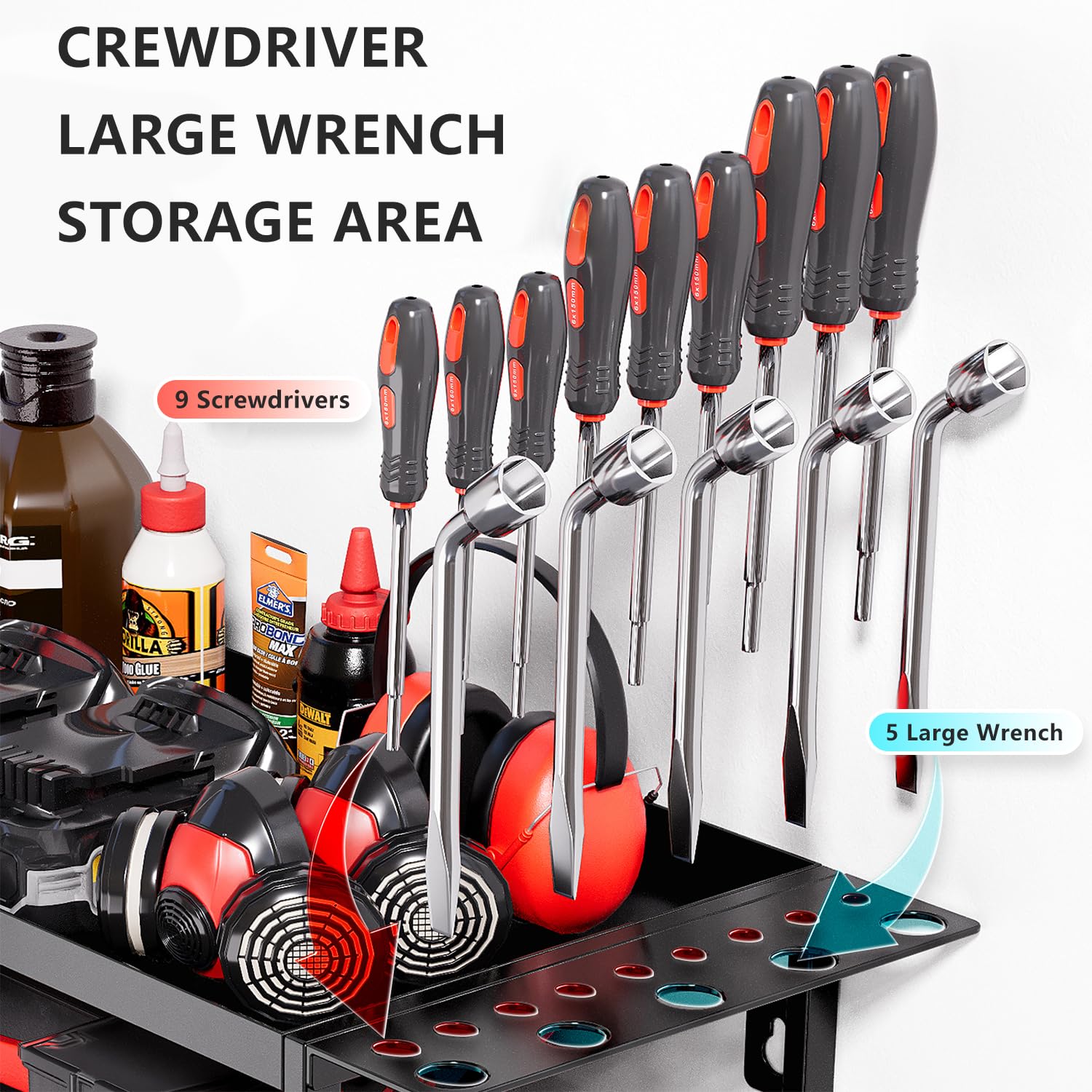 Wandmontage gereedschapsrek vo - Workshop Electric Tools recensie en prijs
