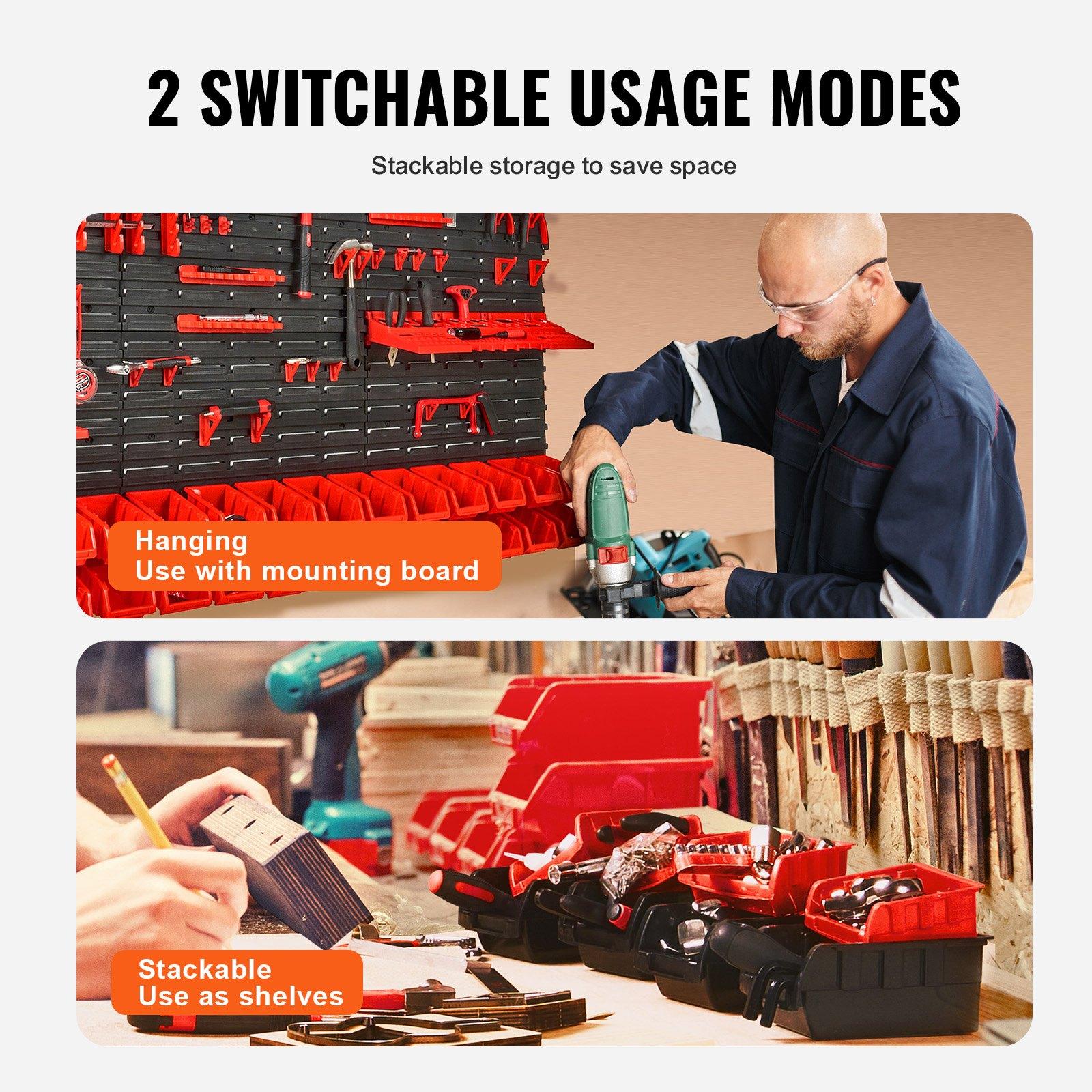 Wandmontage 30-delige plastic  - Workshop Tools Holder recensie en prijs