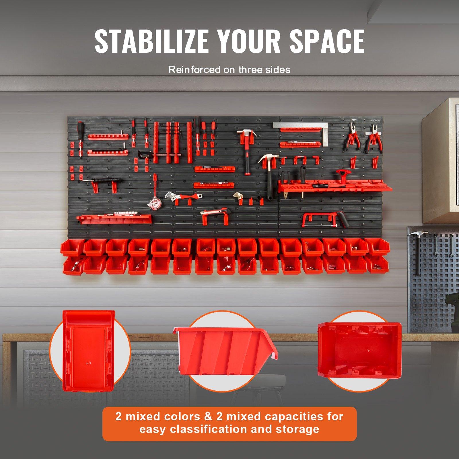 Wandmontage 30-delige plastic  - Workshop Tools Holder recensie en prijs