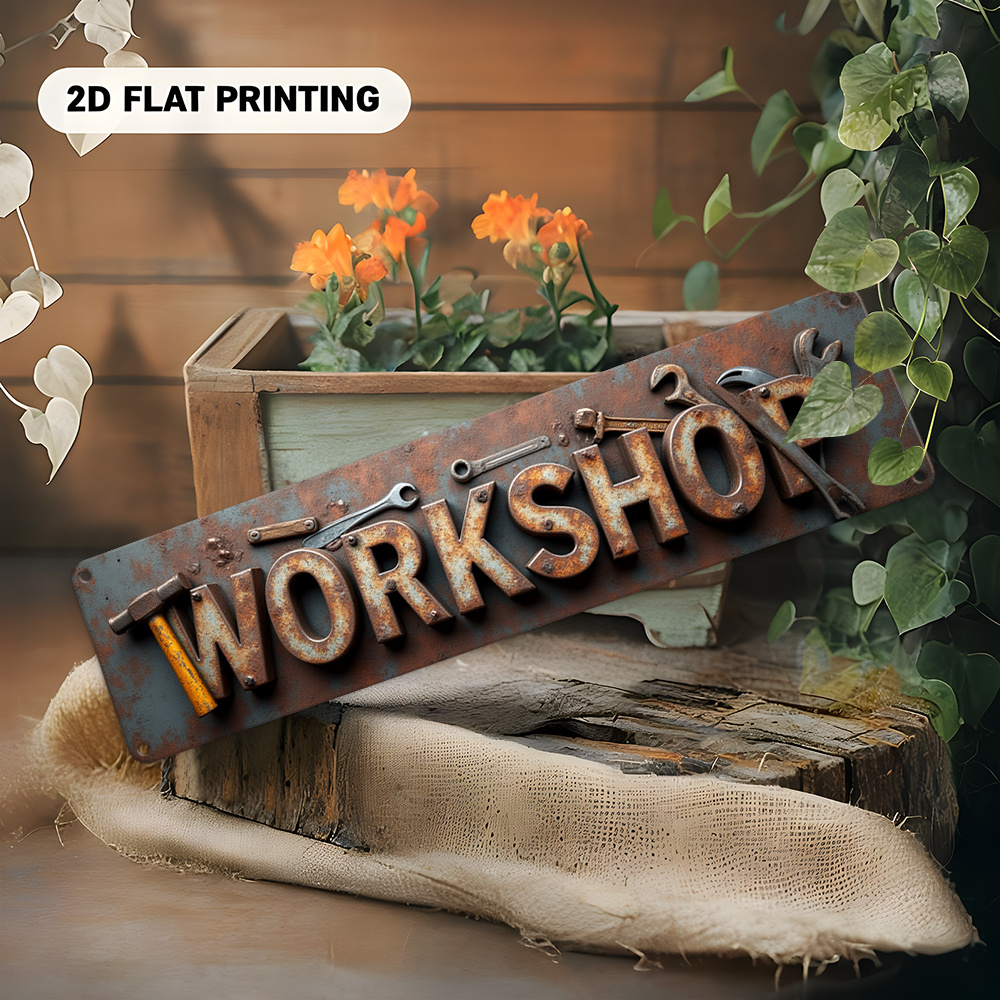 2D plat, bord, een decoratief  - Workshop Tools Background recensie en prijs