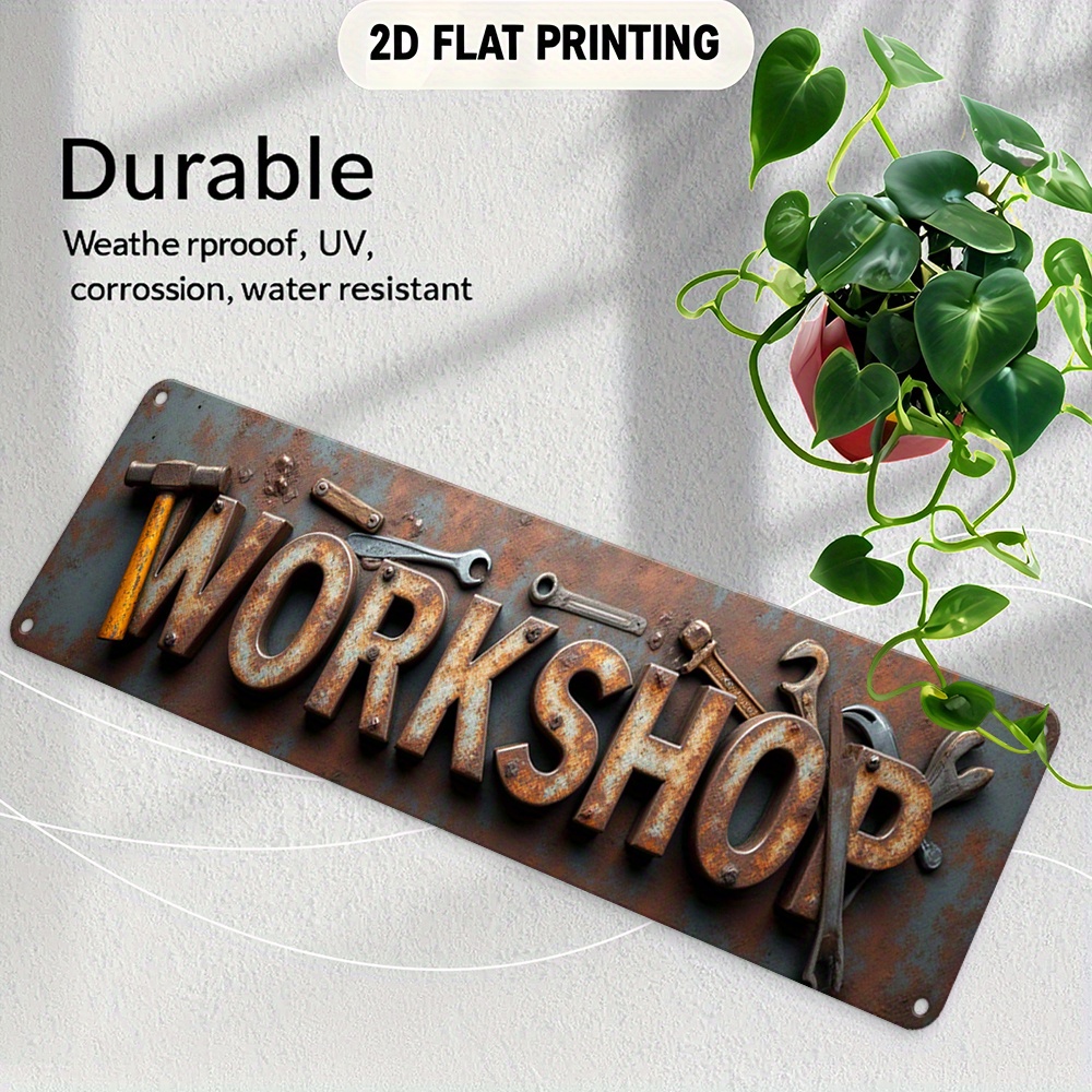 2D plat, bord, een decoratief  - Workshop Tools Background recensie en prijs