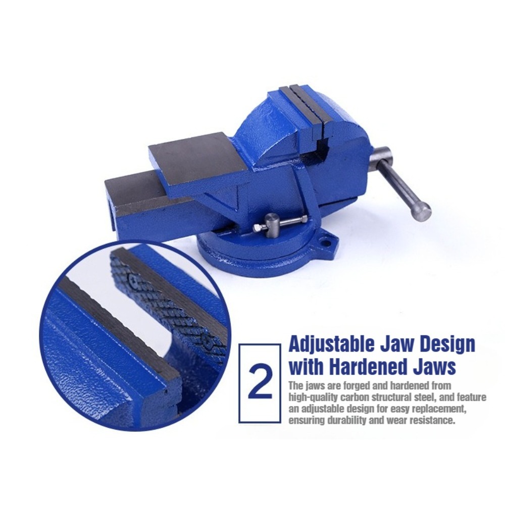 6-inch zware bankschroef, nieu - Bench Vise Swivel recensie en prijs