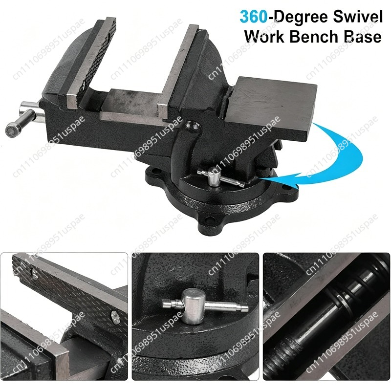 Zware werkbankklem 3 inch gesm - Bench Vise Swivel recensie en prijs