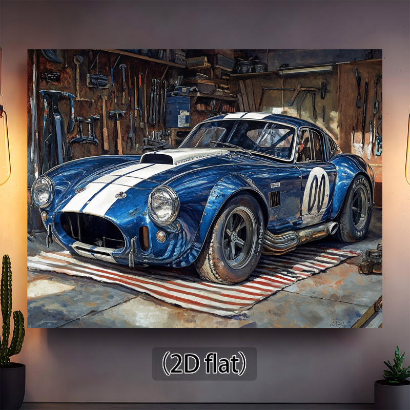 1 Vintage Racing Garage Achter - Workshop Tools Background recensie en prijs
