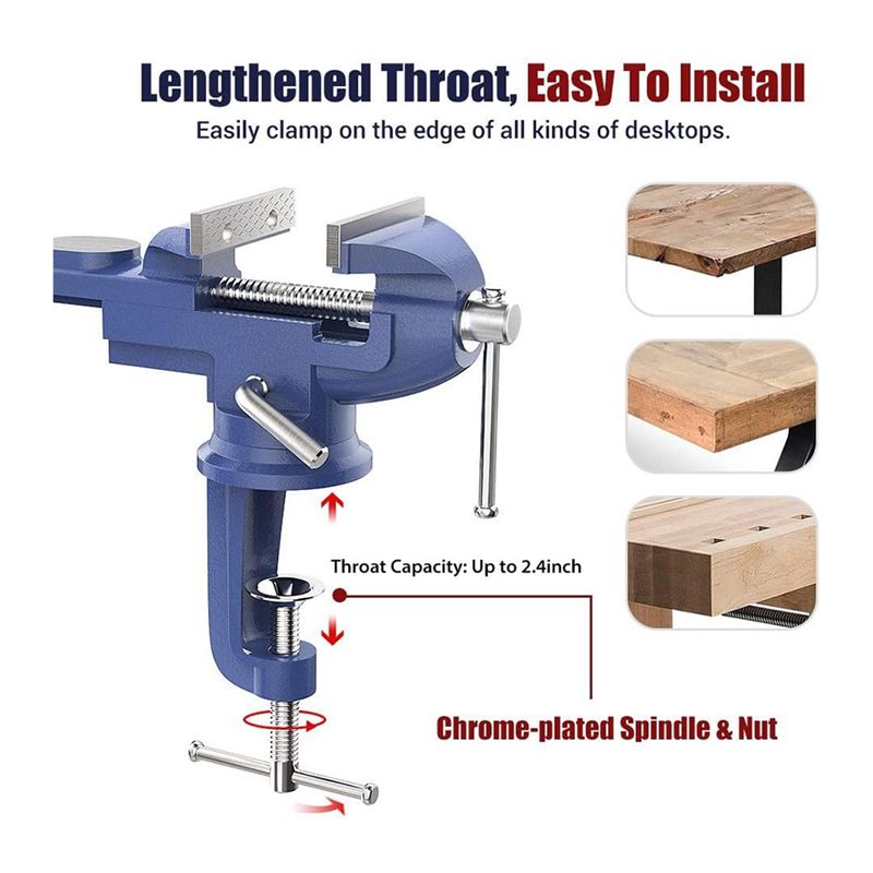 KYCOR-Bankklemmen Vaste Gereed - Bench Vise Swivel recensie en prijs