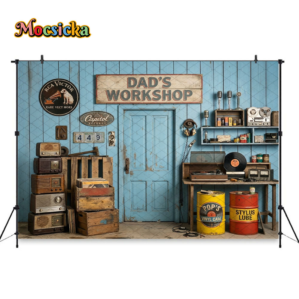 Mocsicka Papa's werkplaats Fot - Workshop Tools Background recensie en prijs