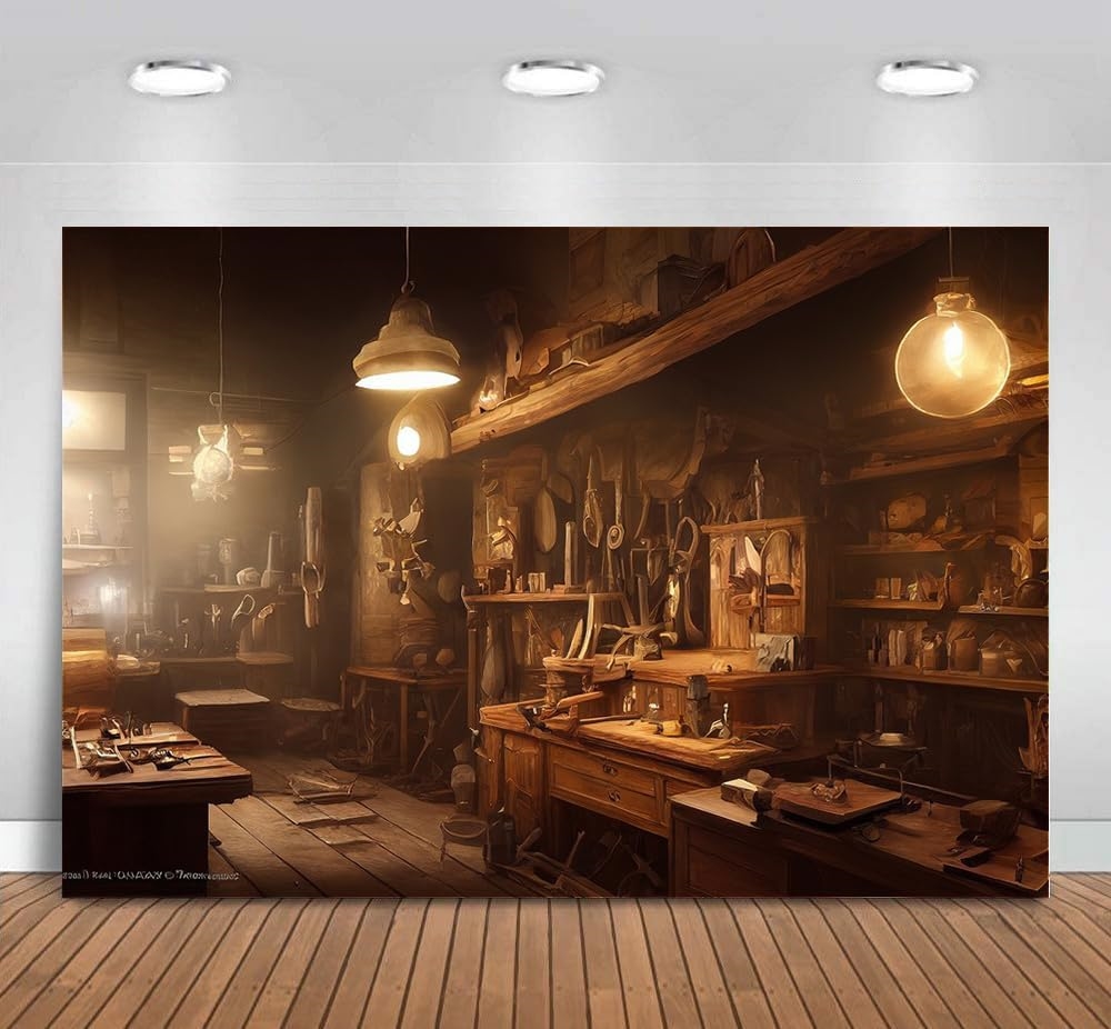 Steampunk Monteur Tool Worksho - Workshop Tools Background recensie en prijs