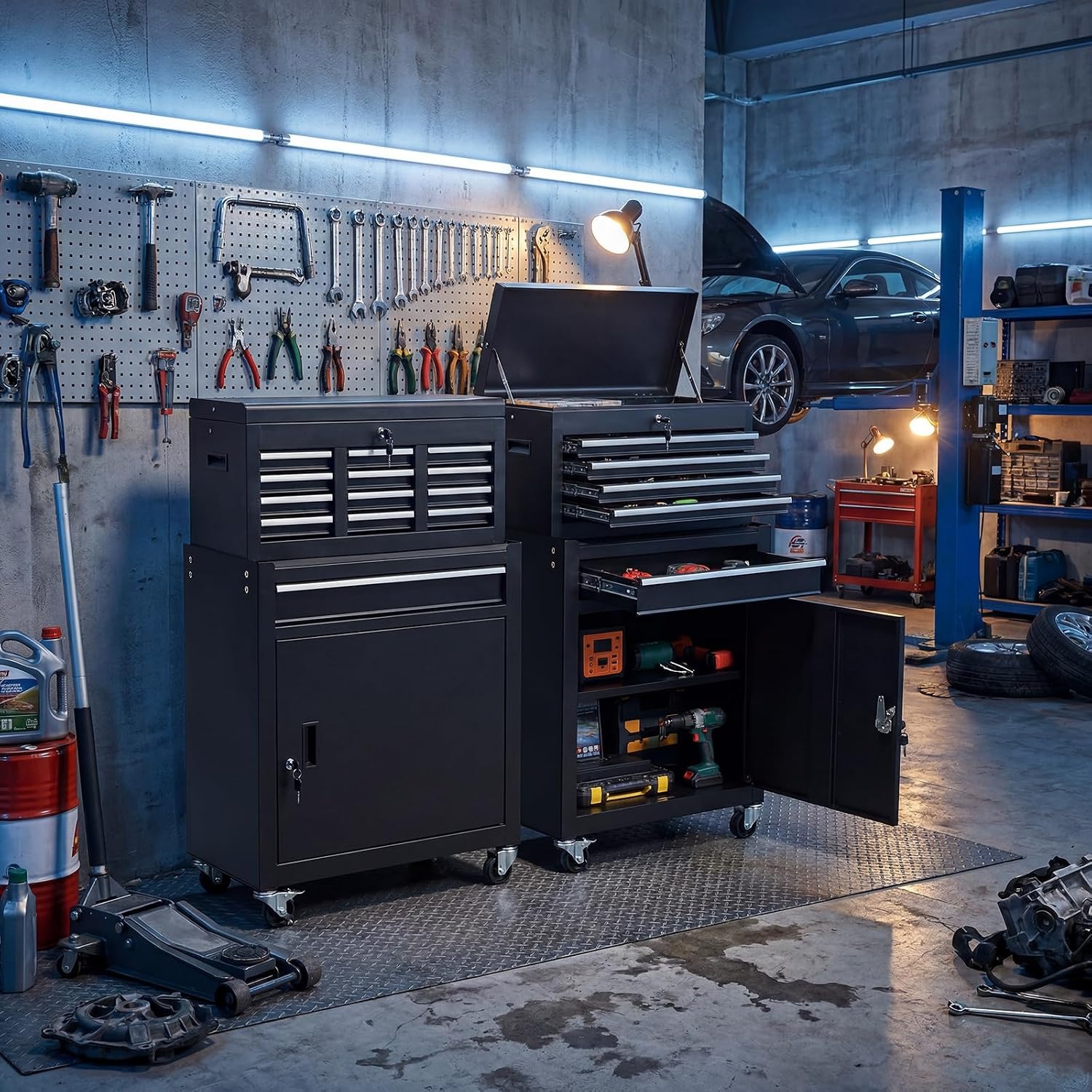 5-laden rolbare gereedschapska - Workshop Tools Trolley recensie en prijs