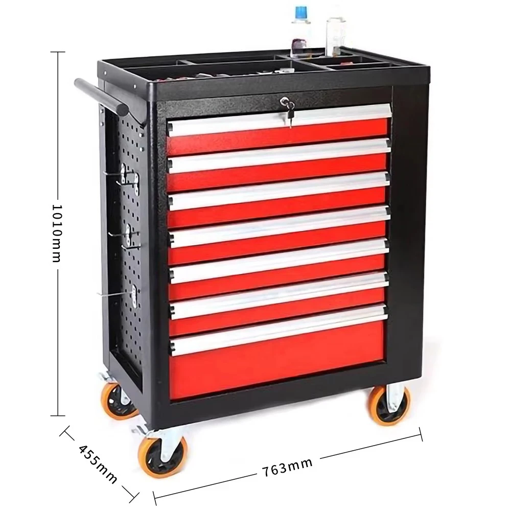 68-laden rolbare gereedschapsk - Workshop Tools Trolley recensie en prijs