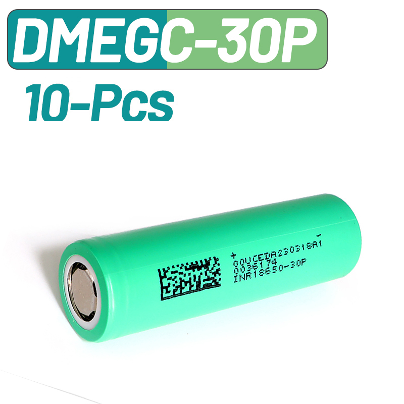 10PCS DMEGC 30P INR18650 3000m - Tools Vape recensie en prijs