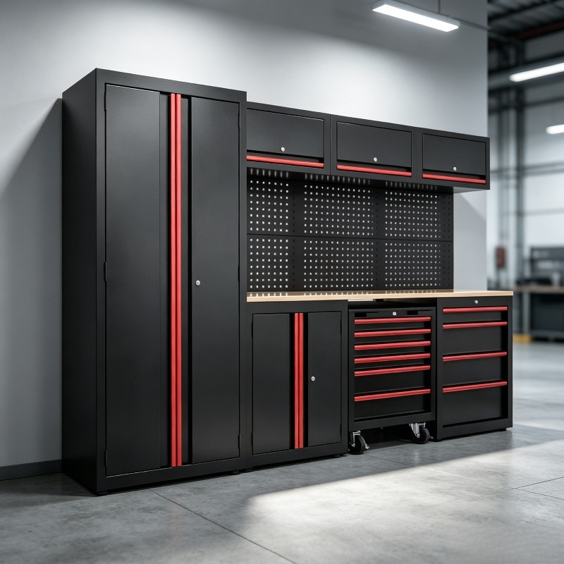 Aanpasbare werkplaatswerkplek  - Workshop Tools Trolley recensie en prijs