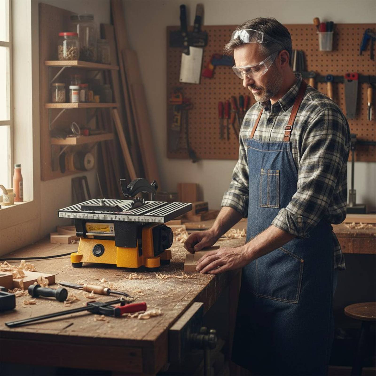 Mini-tafelzaag Draagbare minia - Power Tools For Workshop recensie en prijs
