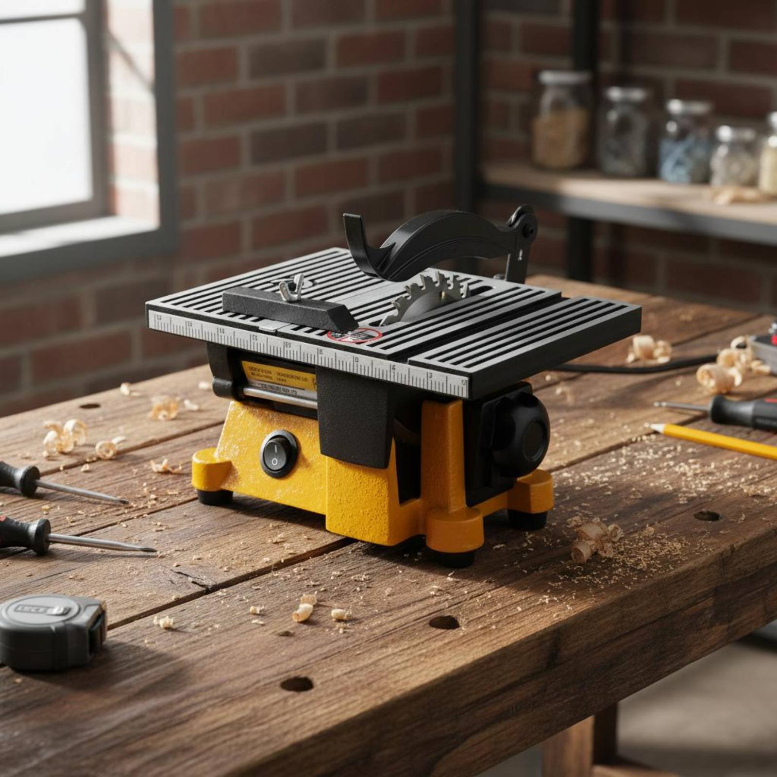 Mini-tafelzaag Draagbare minia - Power Tools For Workshop recensie en prijs